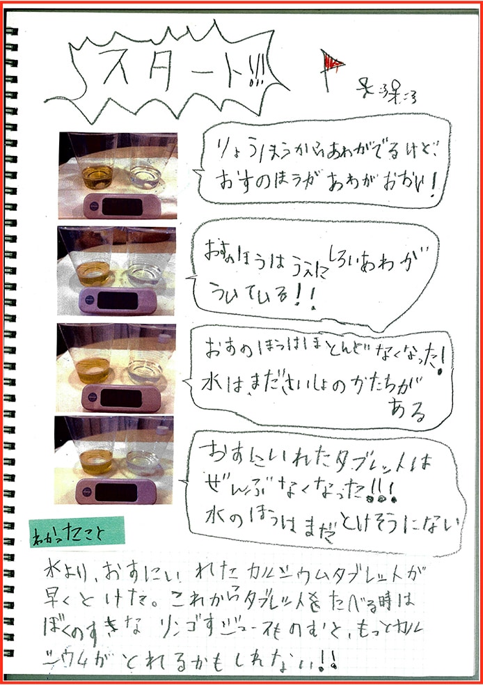 たまごアレルギーのぼくのたまごのかんさつとじっけん19