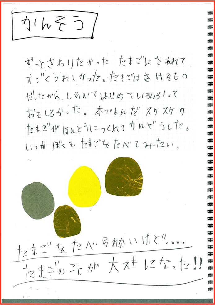 たまごアレルギーのぼくのたまごのかんさつとじっけん20