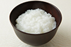 Between soft rice and rice porridge